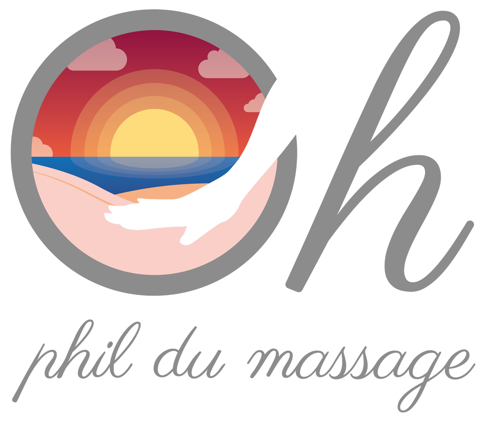 Logo final Oh phil du massage transparent